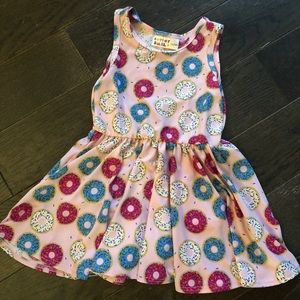 12/24 month Dot Dot Smile Tank dress - DONUTS